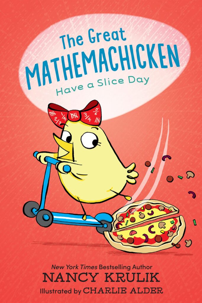 The Great Mathematchicken 2: Have a Slice Day deals with fun and math, both in equal measure so as to keep ages 5-8 engaged.