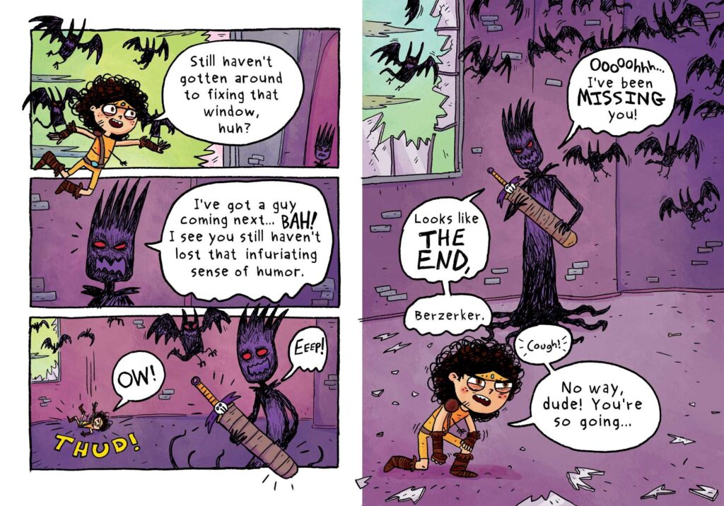 Barb and the Battle for Bailiwick, the third book in this all-age graphic novel series, is the action and humor antidote for (reluctant) readers to avoid a bad time.