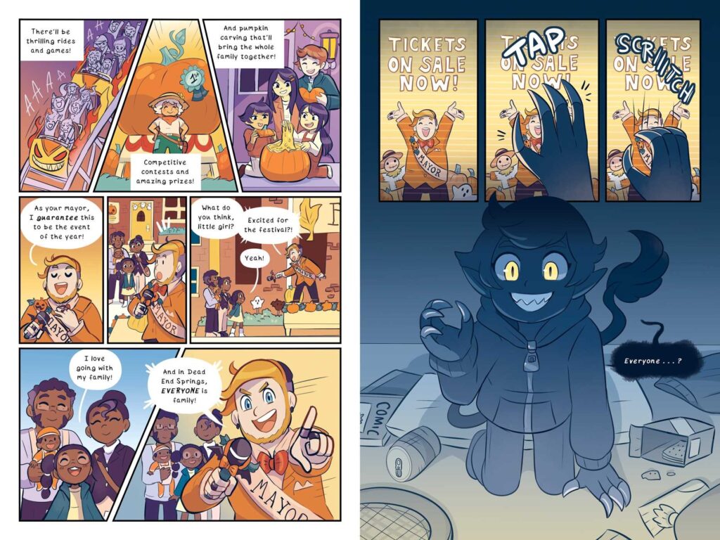 Misfit Mansion does resemble some graphic novels that didn’t measure up, but this one has enough variety to make it fun for girls aged eight and up.