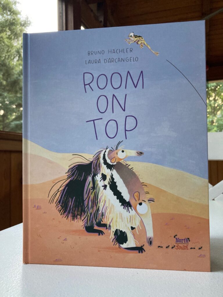 Room on Top is a giddy, carefree, story time, illustrated book about various animals, joining in on a trip across an anteater’s back until they all fall down.