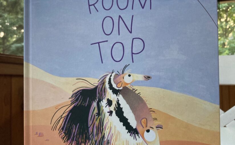 Room on Top is a giddy, carefree, story time, illustrated book about various animals, joining in on a trip across an anteater’s back until they all fall down.