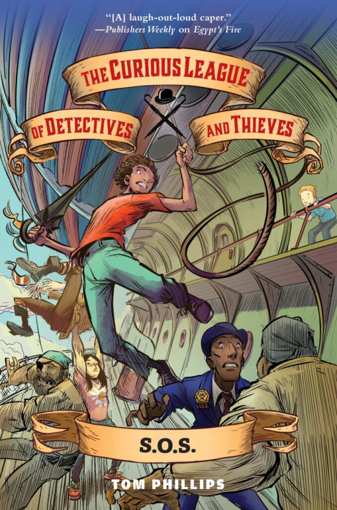 The Curious League of Detectives and Thieves 2: S.O.S. is story centric mglit that readers can jump into this sophomore entry and still be comfortable.