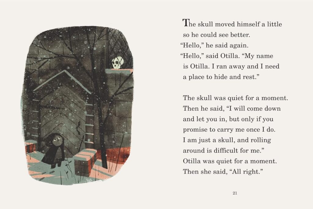 The Skull is a perfect example of less-is-more, crafting a big modern classic story out of a simple premise about a runaway girl and a disembodied skull.