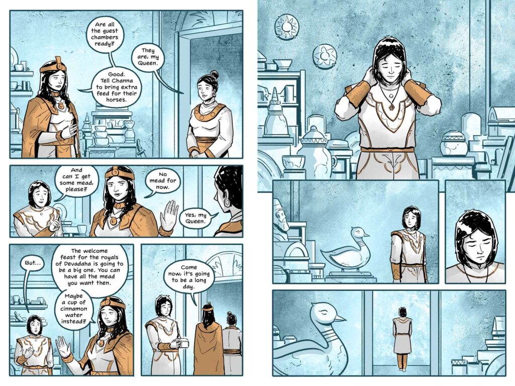 Enlightened is a graphic novel that’s far from sufferable on Siddhartha, the young prince who became Buddha, with stark colors and vivid illustrations.