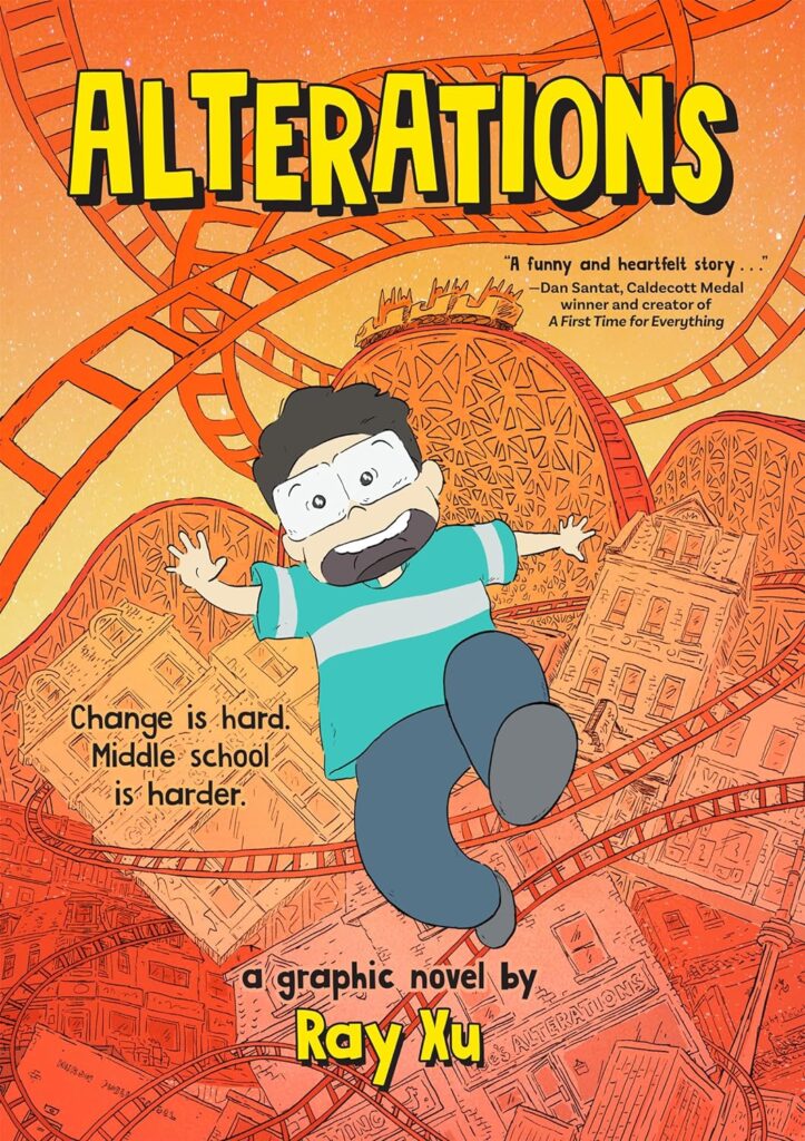 Alterations is a graphic novel that humorously shows middle school and how its inhabitants view it and the world around them.