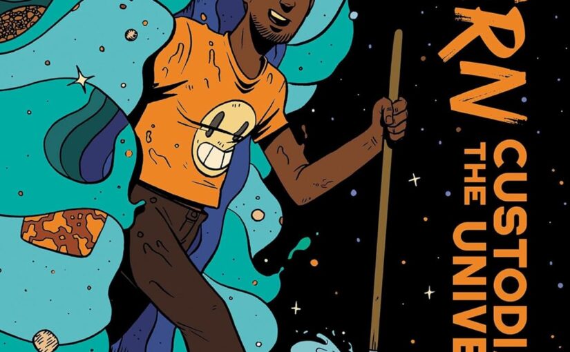 Vern, Custodian of the Universe, a smart graphic novel that thinks and asks