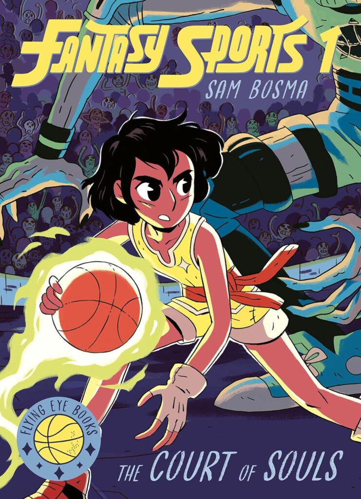 Fantasy Sports 1: The Court of Souls is a large format graphic novel that ensnares manga, sports, action and humor readers all within its web.