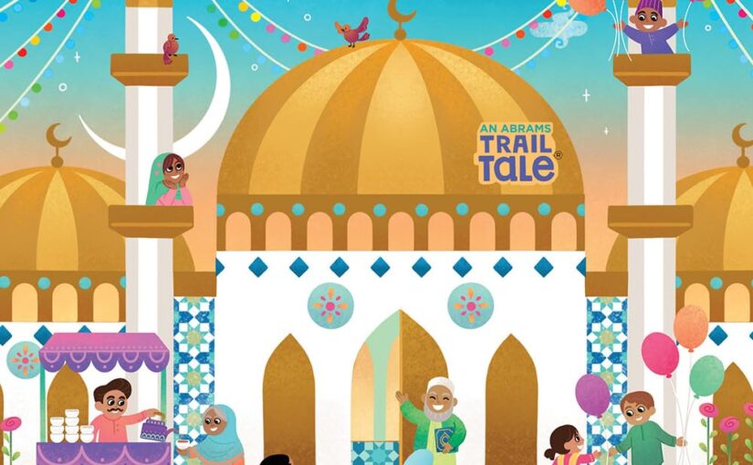 EidTale, an Eid as-Fitr Adventure, a board book, gatefold journey to smile at