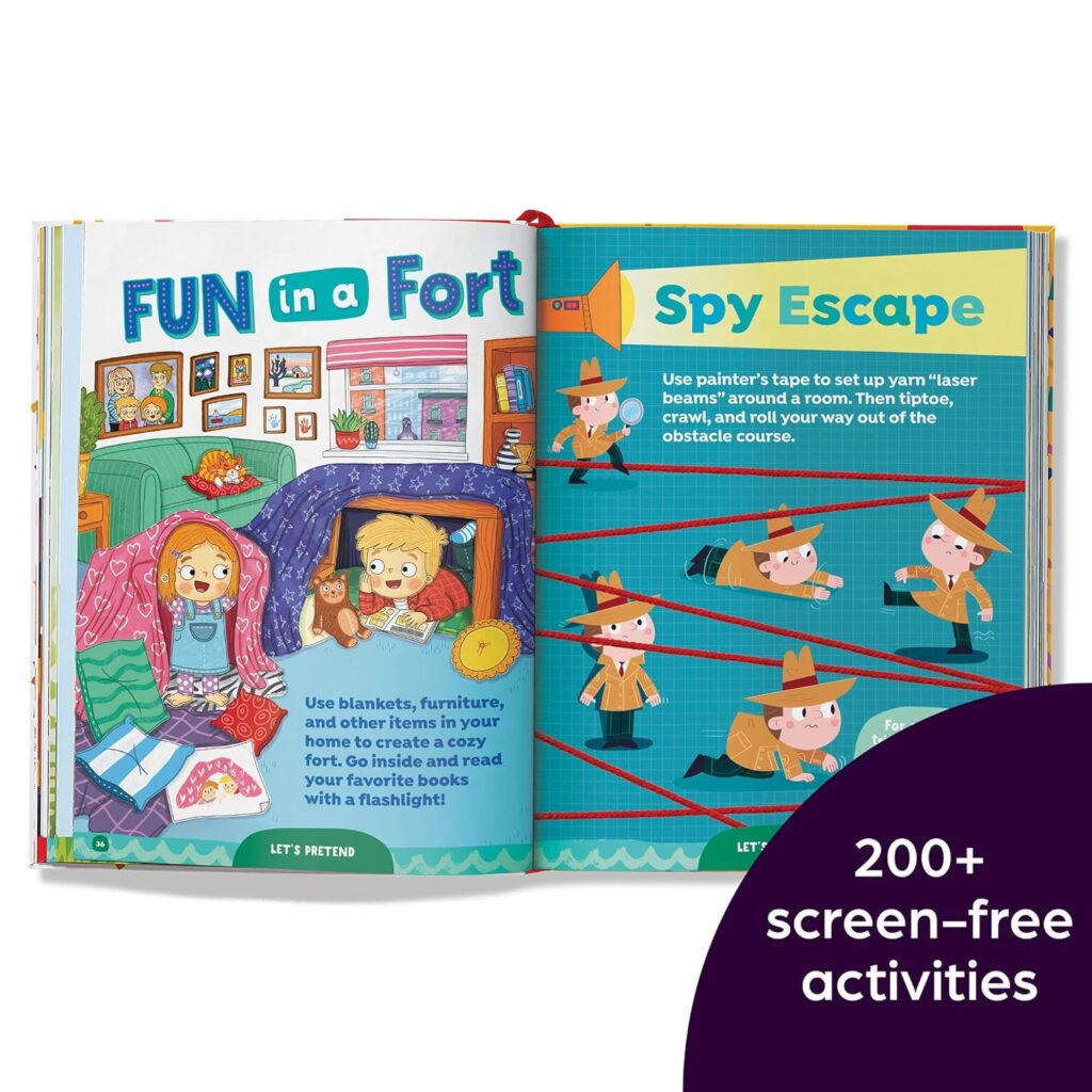 The Highlights Big Book of Activities for Little Kids is a reference book sized book collection of new activities, classic jokes, silly songs and go-to enjoyment for young kids.