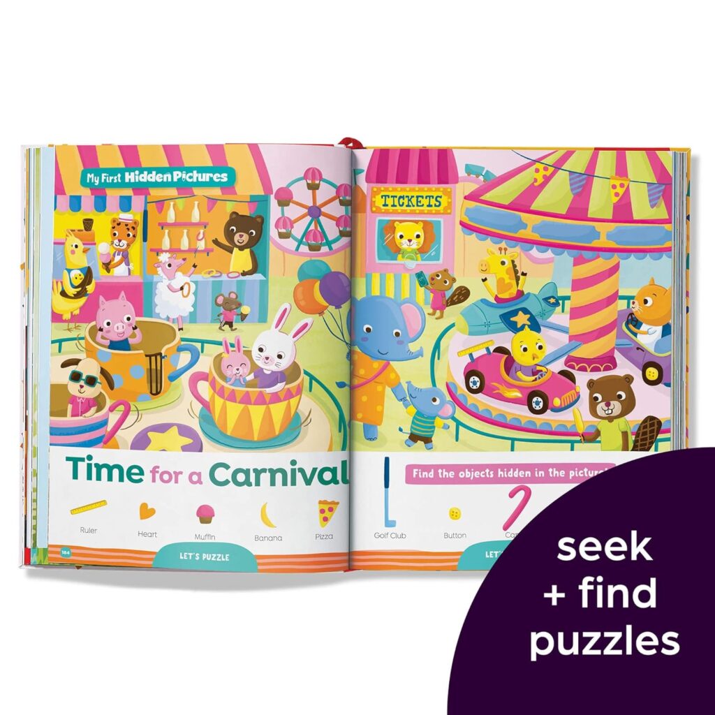 The Highlights Big Book of Activities for Little Kids is a reference book sized book collection of new activities, classic jokes, silly songs and go-to enjoyment for young kids.