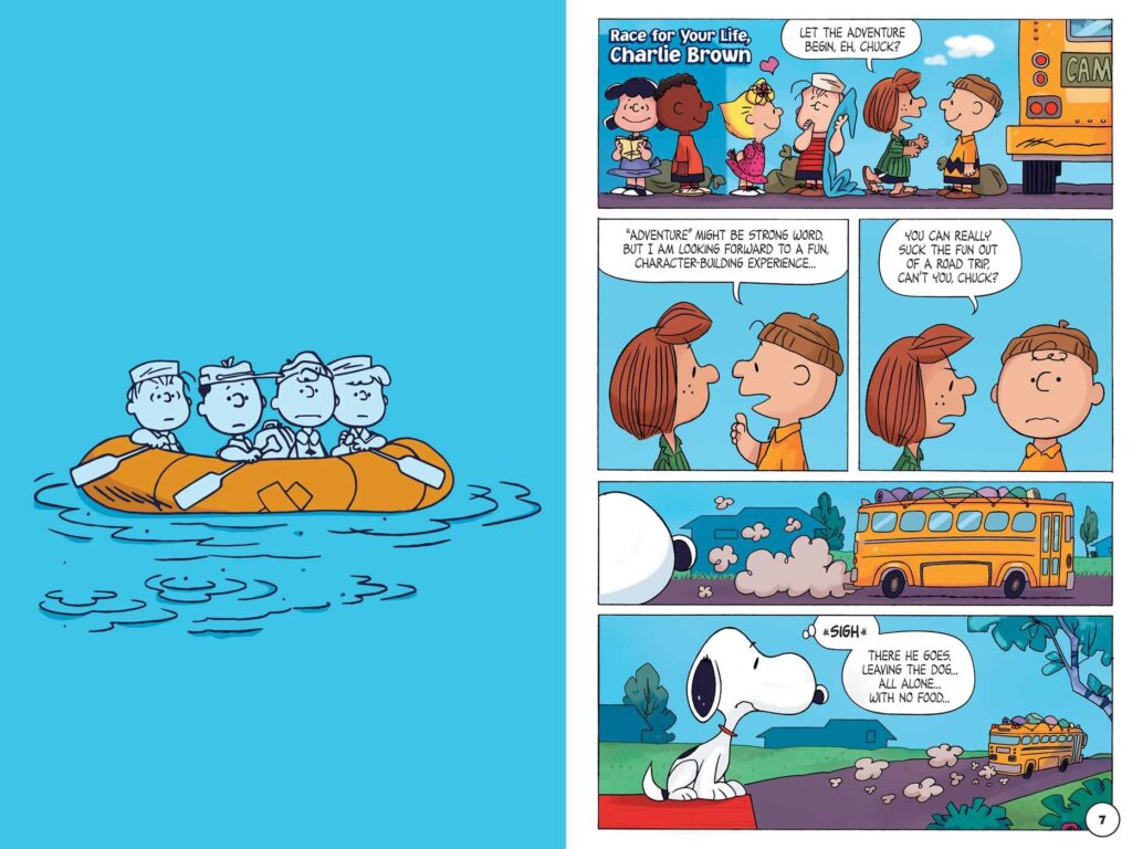 Snoopy’s Beagle Scout Tales: Peanuts Graphic Novels is the summer-themed collection of new and old stories and strips that can be read in any season.