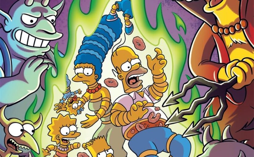 The Simpsons Treehouse of Horror Ominous Omnibus Vol. 3-ageless, subversive              