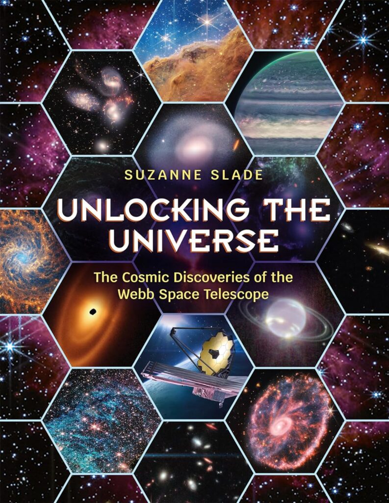 Unlocking the Universe offers a mix of reference book smarts, illustrated book ease and the wonders of space to ages seven and up.