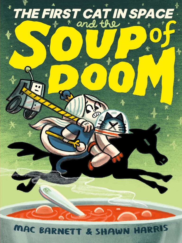 The First Cat in Space and the Soup of Doom is the second in this intelligent and absurd graphic novel series that lays waste to the sophomore slump.