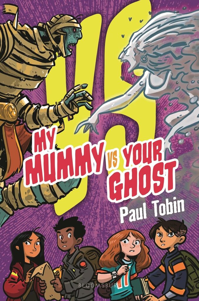 My Mummy Vs. Your Ghost is the second book in The Versus Series by Paul Tobin and cements this series at one of the tops in MGLIT.